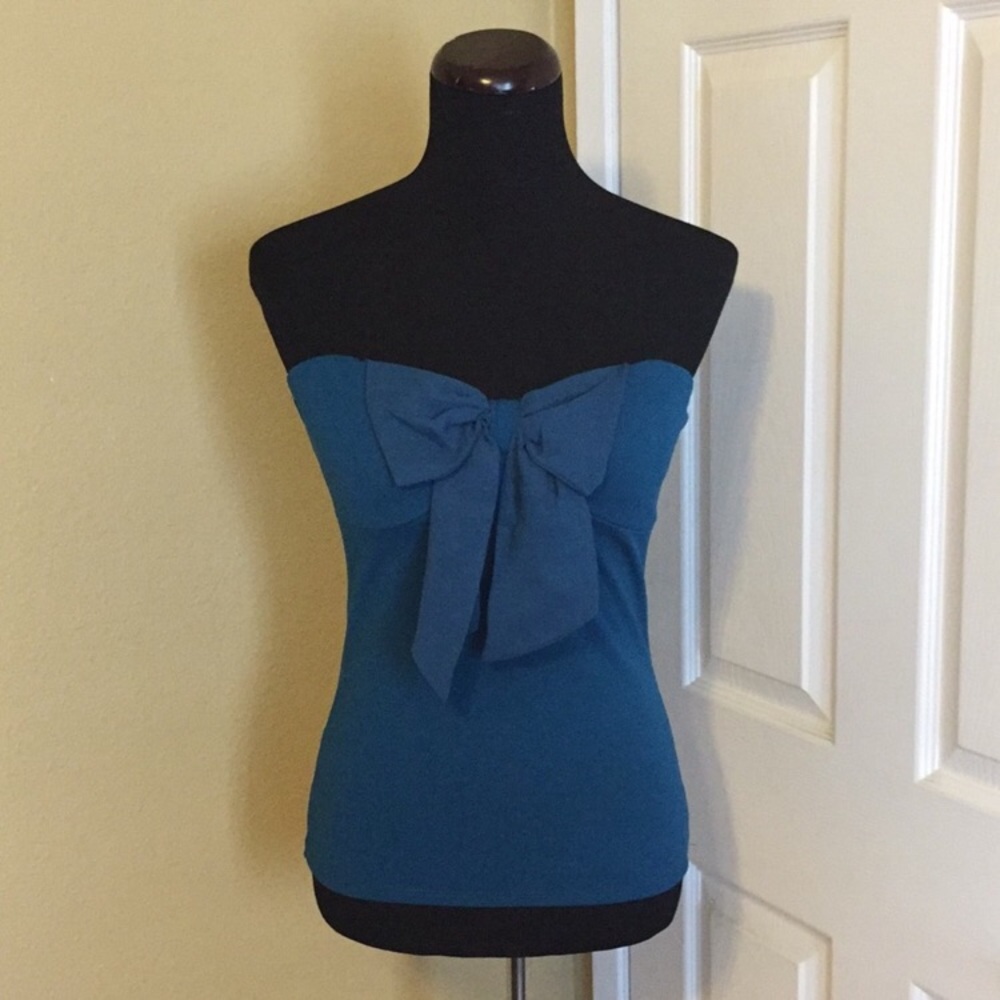 Belinda Strapless Bow Fashion Tube Top